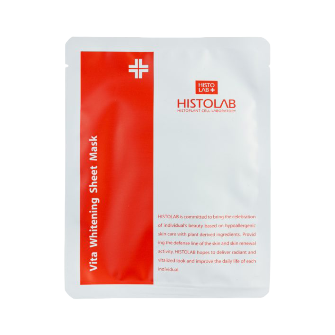 Маска мультивітамінна на нетканій основі з освітлюючим комплексом HISTOLAB Vita Whitening Sheet Mask