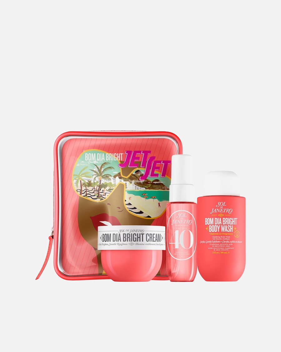 Дорожній набір для тіла у косметичці №40 Sol de Janeiro Bom Dia Bright Jet Set 