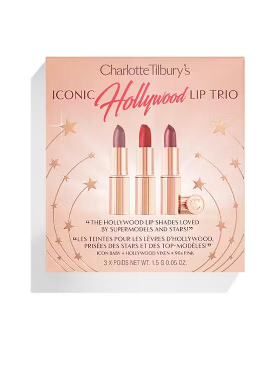 Набір з трьох міні помад CHARLOTTE'S ICONIC HOLLYWOOD LIP TRIO LIMITED EDITION KIT