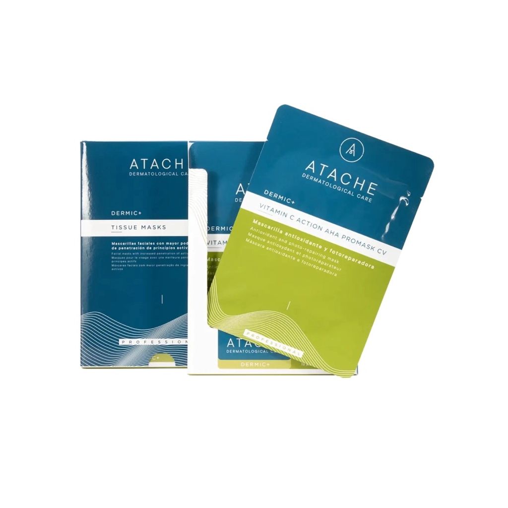 Маска антиоксидантна з вітаміном С ATACHE Vitamin C Action AHA PROMASK CV 