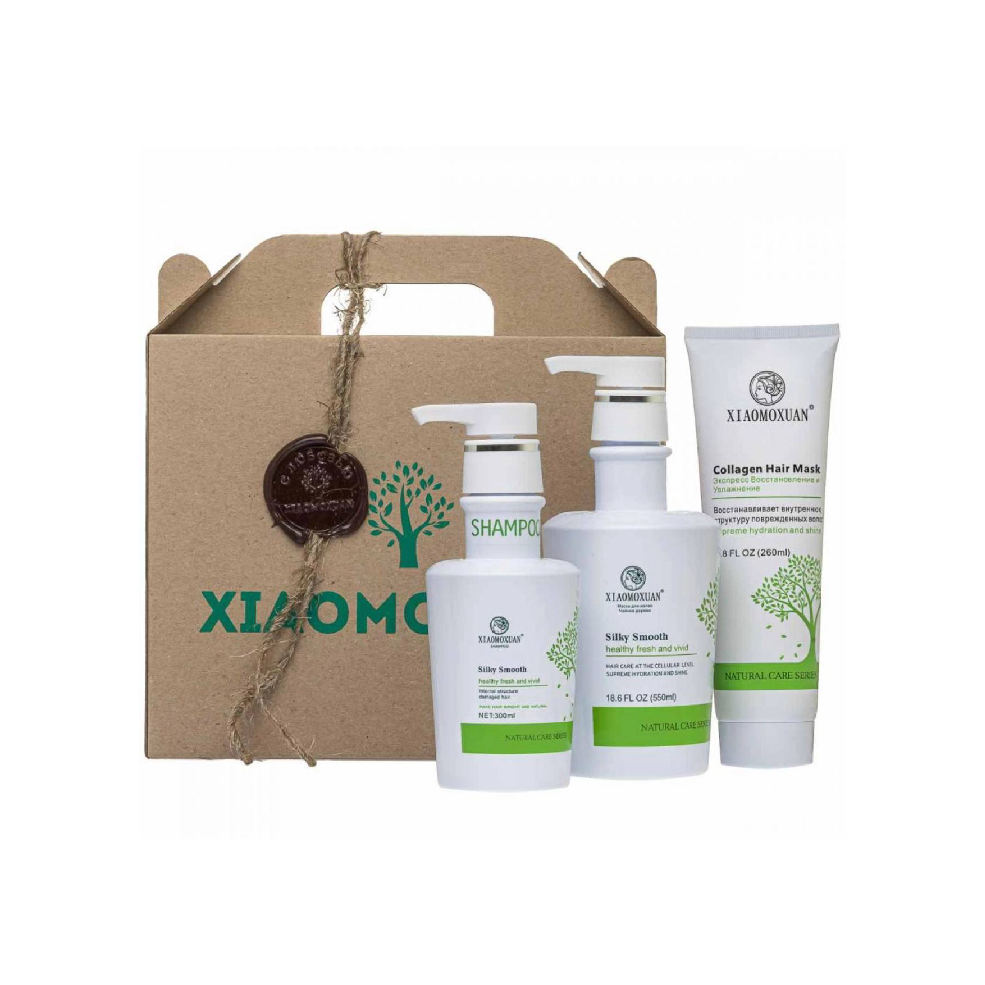 Подарунковий набір для зволоження волосся Xiaomoxuan  Collagen Hair Set №2  