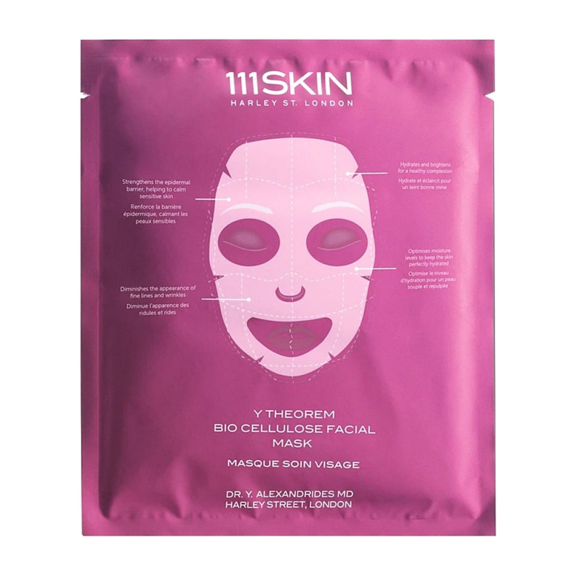 Маска відновлююча для обличчя 111Skin Y Theorem Bio Cellulose Facial Maska