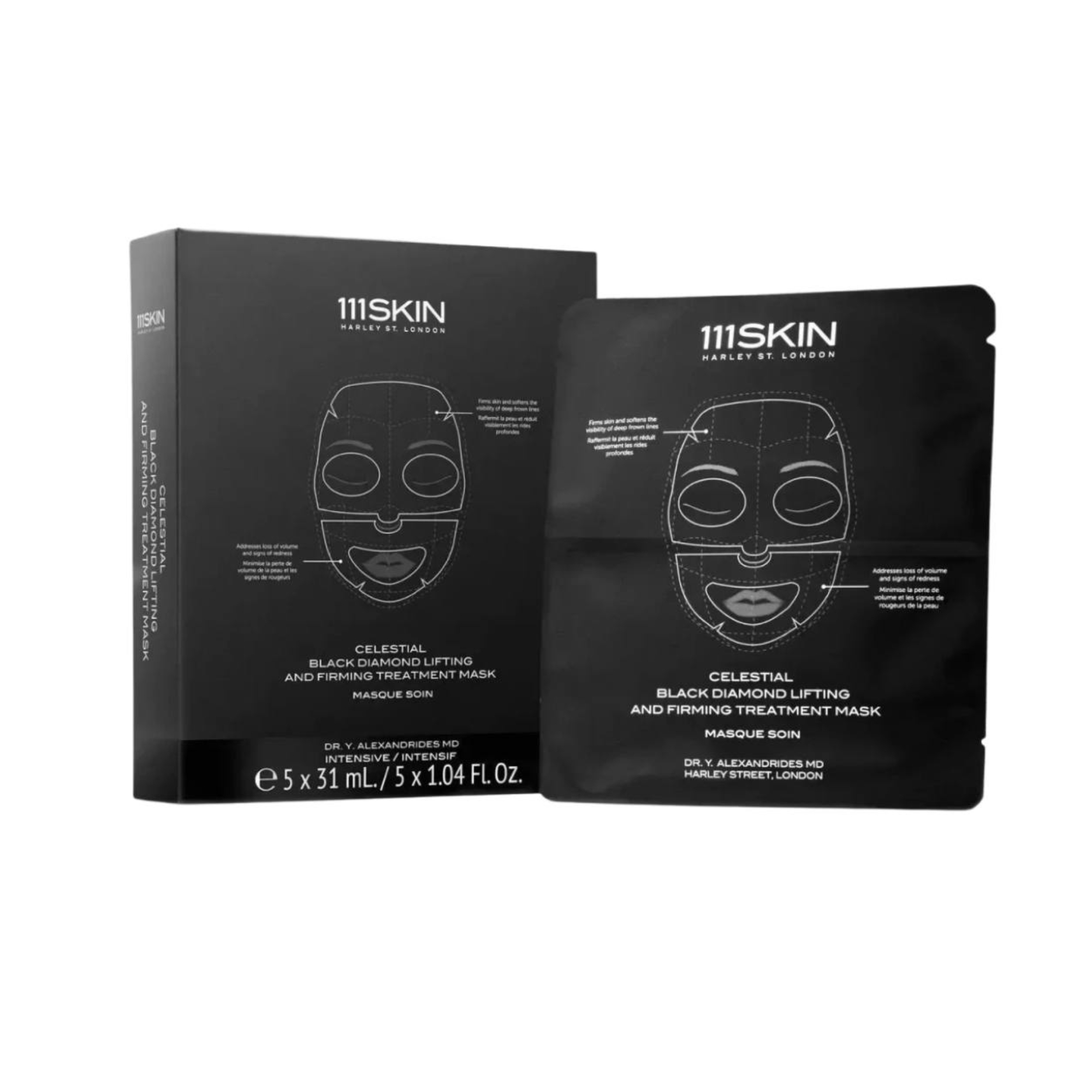 Маска ліфтинг для обличчя 111Skin Celestial Black Diamond 