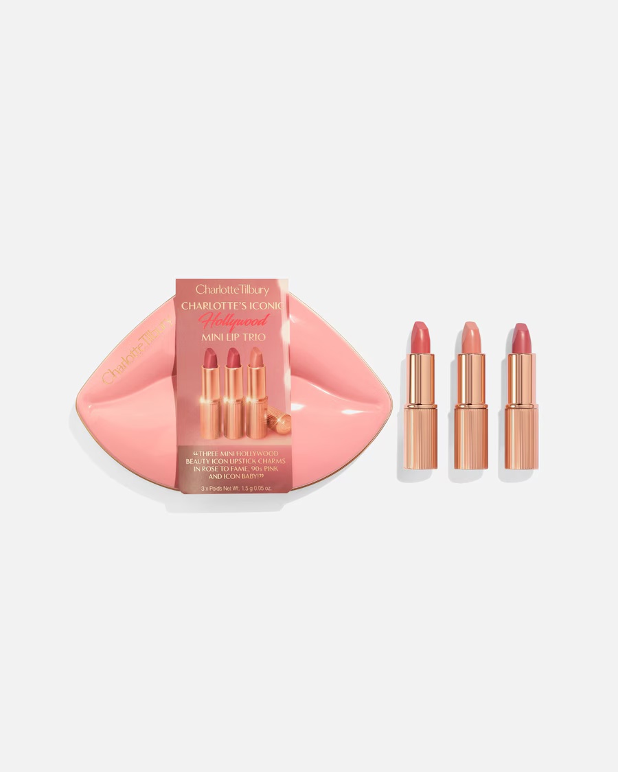 Лімітований набір помад Charlotte Tilbury Hollywood Iconic Mini Lip Trio 