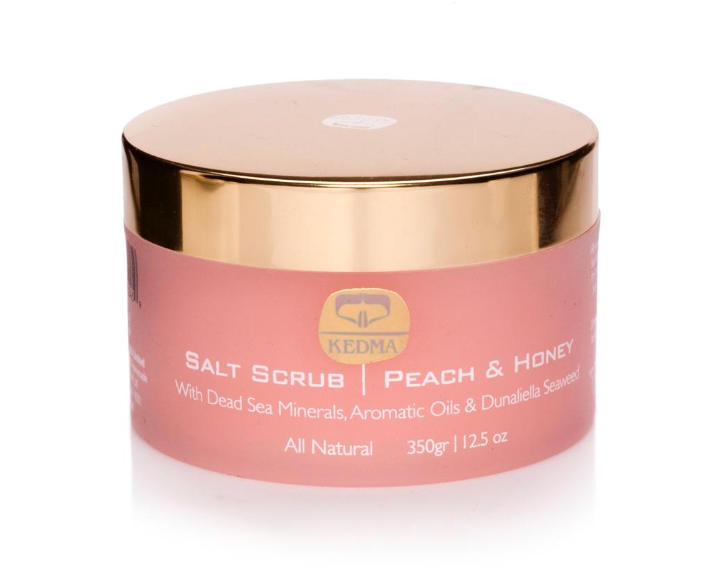 Скраб для тіла Персик і мед Kedma – Salt Scrub Peach and Honey, 350 мл