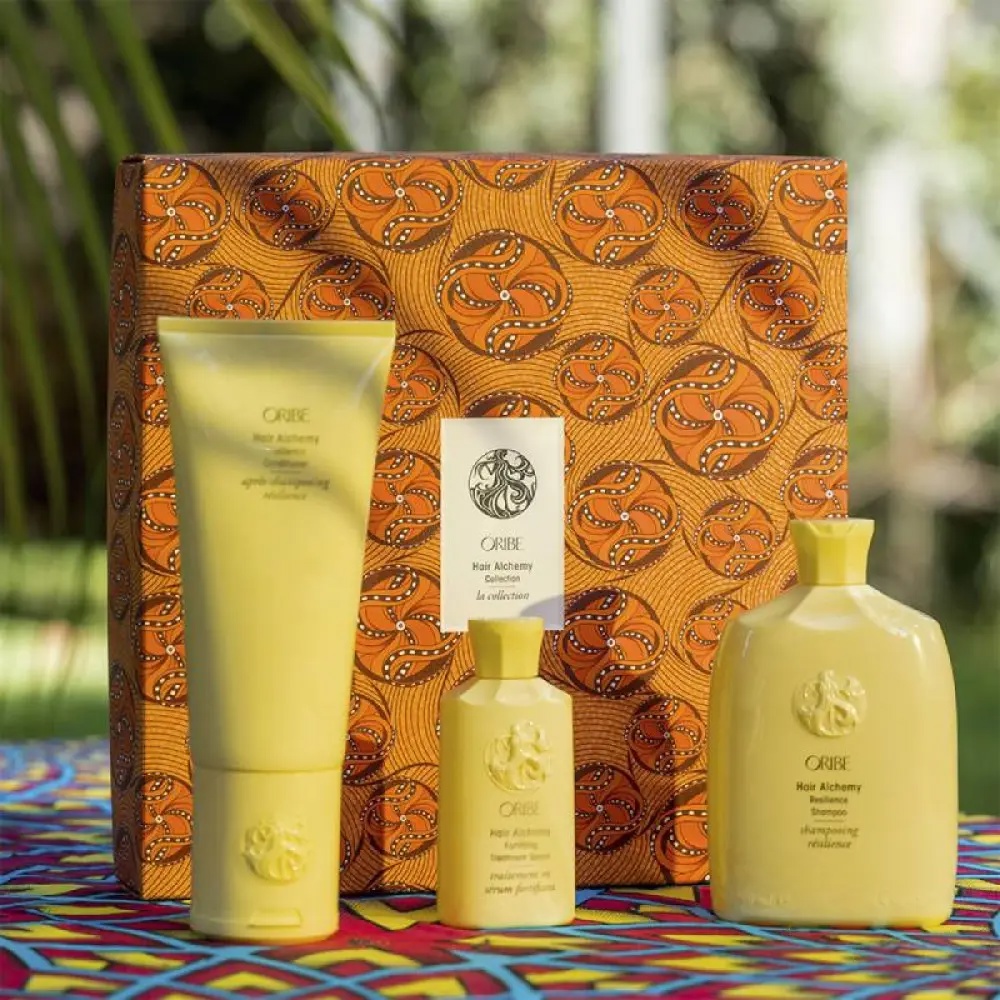 Подарунковий набір для зміцнення волосся "Алхімія краси" ORIBE Hair Alchemy Collection