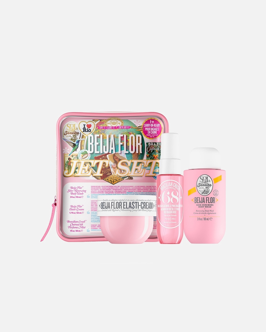 Дорожній набір для тіла у косметичці №68 Sol de Janeiro Beija Flor Jet Set 
