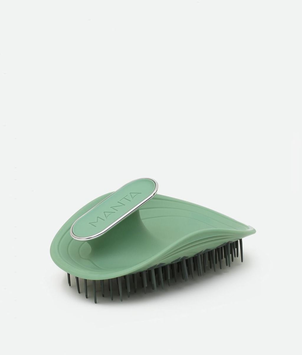 Щітка для волосся зелена шавлія Manta Brush Serene Green