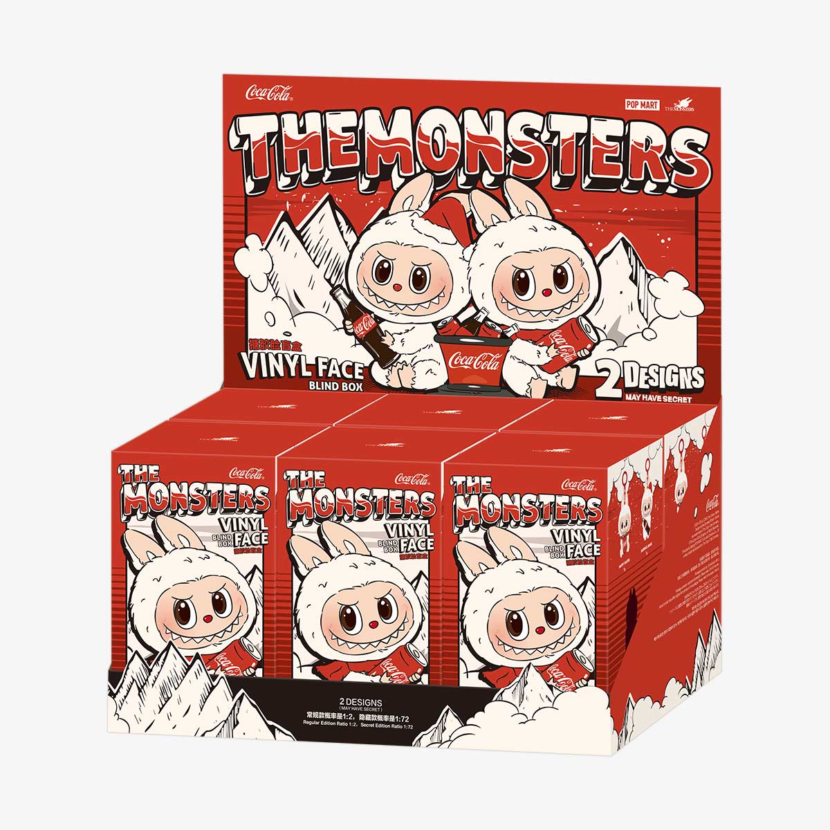 Іграшка-сюрприз Labubu The Monsters Coca Cola Vinyl Face Blind Box Pop Mart