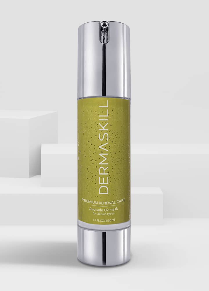 Киснева маска для обличчя з екстрактом авокадо DERMASKILL Avocado O2 Mask