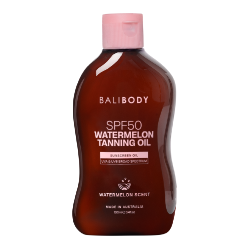 Масло для засмаги з насінням кавуна SPF50 Bali Body Watermelon Tanning Oil SPF50