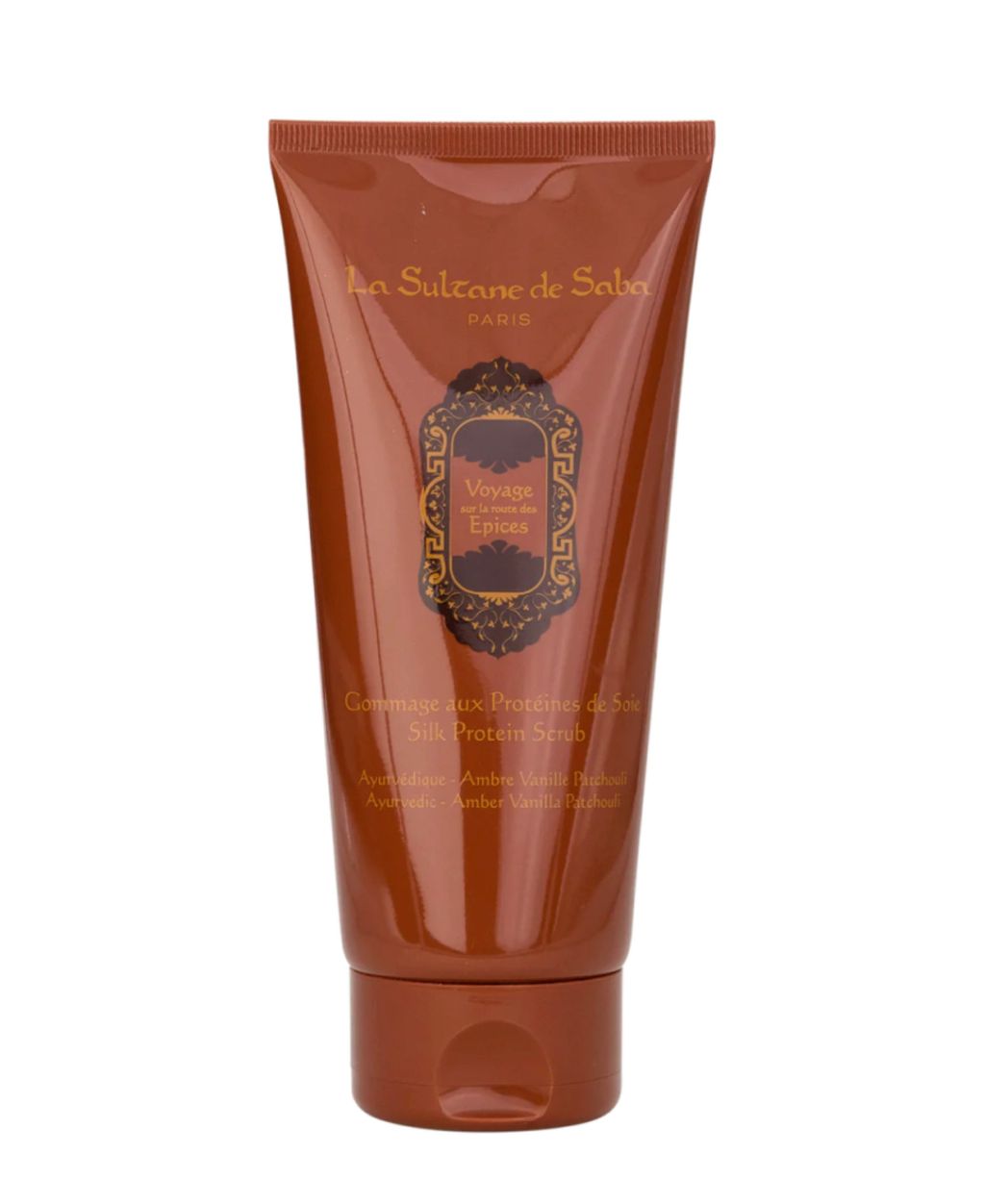 Скраб для тіла шовковий Аюрведичний , 200 мл/ Silk Protein Scrub Ayurvedique La Sultan de Saba