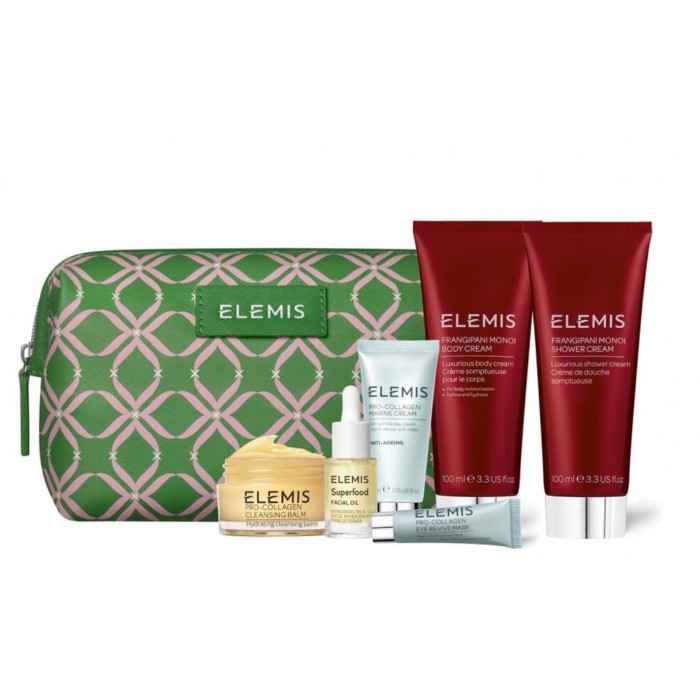 Колекція бестселерів для обличчя та тіла у люкс косметичці - ELEMIS Jetsetters Edit The Lux Face &