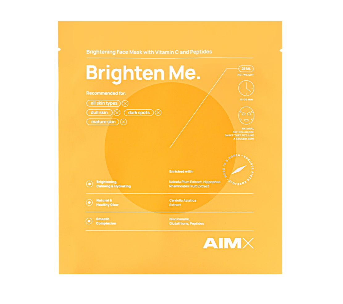 Маска-сяйво для обличчя AIMX Brighten Me Face Mask With Vitamin C
