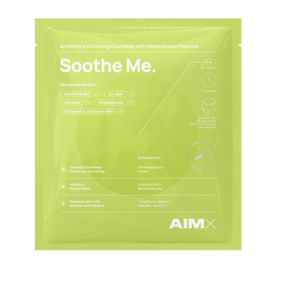 Маска заспокійлива для обличчя AIMX Soothe Me Soothing Face Mask With Peptides