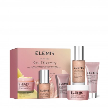 Тріо фаворитів для наповнення та зволоження шкіри з Трояндою - ELEMIS Kit: All About Rose Discovery